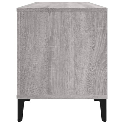 vidaXL Record Cabinet | Grey sonoma | Engineered wood, metal | 100 x 38 x 48 cm