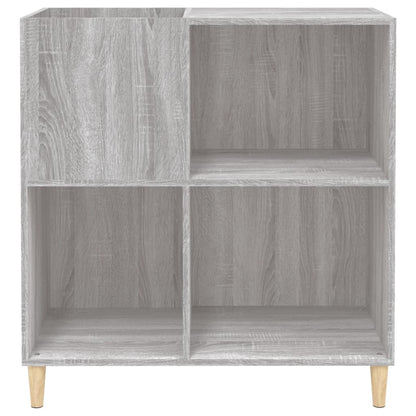 vidaXL Record Cabinet Grey Sonoma 84.5x38x89 cm Engineered Wood