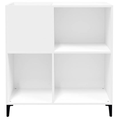 vidaXL Record Cabinet | White | Engineered wood, metal | Medium