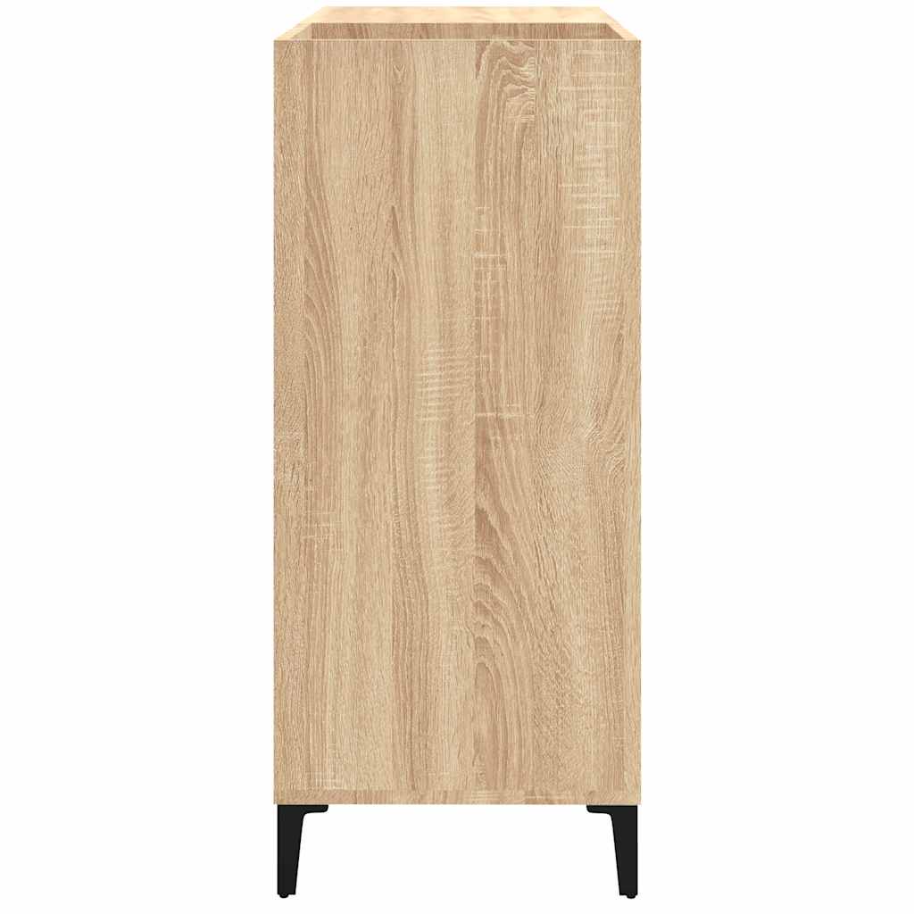 vidaXL Record Cabinet Sonoma Oak 84.5x38x89 cm Engineered Wood