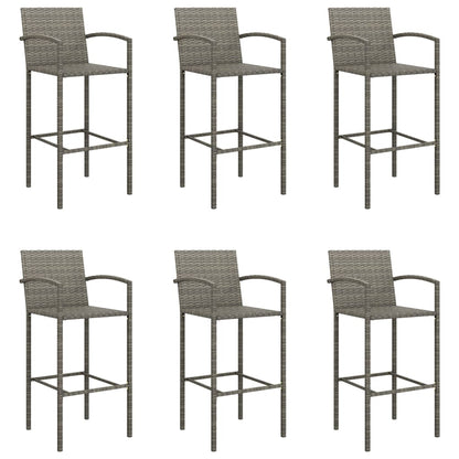 vidaXL Garden Bar Set | Grey, Black
