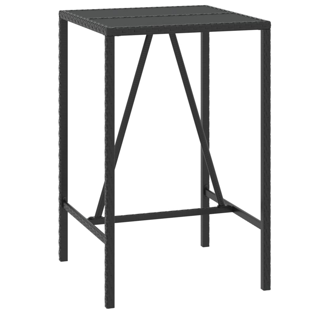 vidaXL Garden Bar Set | Black