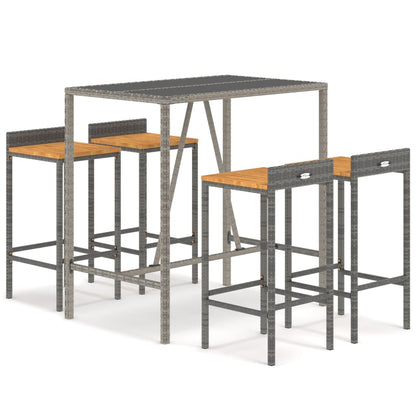vidaXL Garden Bar Set | Grey