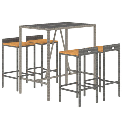 vidaXL Garden Bar Set | Grey