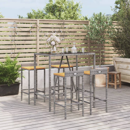vidaXL Garden Bar Set | Grey