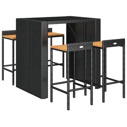 vidaXL Garden Bar Set | Black