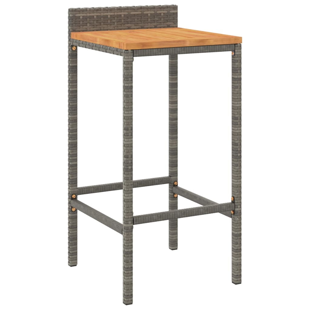 vidaXL Garden Bar Set | Grey