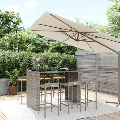 vidaXL Garden Bar Set | Grey