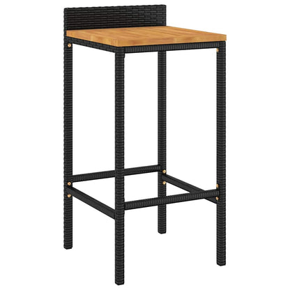 vidaXL Garden Bar Set | Black