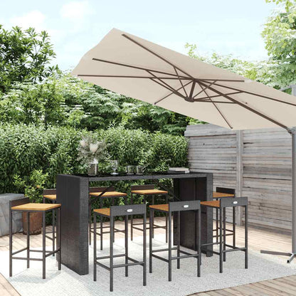 vidaXL Garden Bar Set | Black