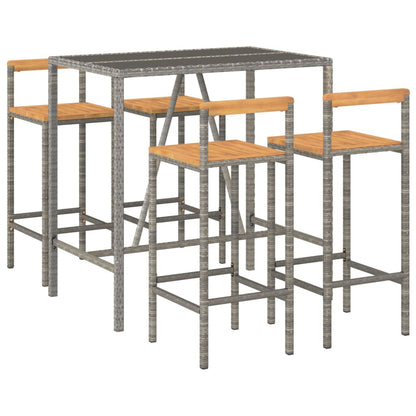 vidaXL Garden Bar Set | Grey
