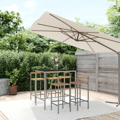 vidaXL Garden Bar Set | Grey