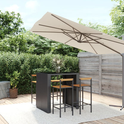 vidaXL Garden Bar Set | Black