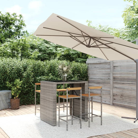 vidaXL Garden Bar Set | Grey
