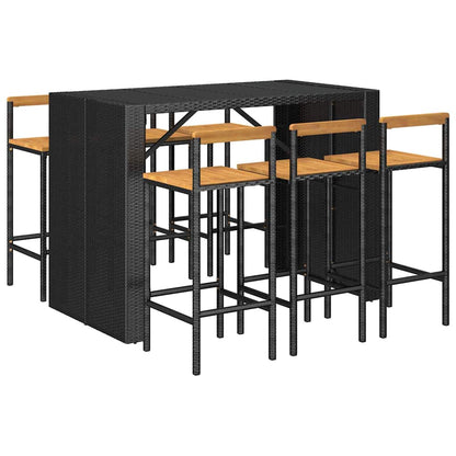 vidaXL Garden Bar Set | Black