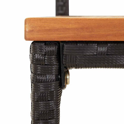 vidaXL Garden Bar Set | Black