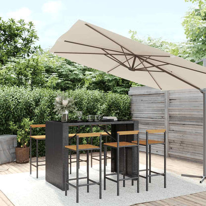 vidaXL Garden Bar Set | Black
