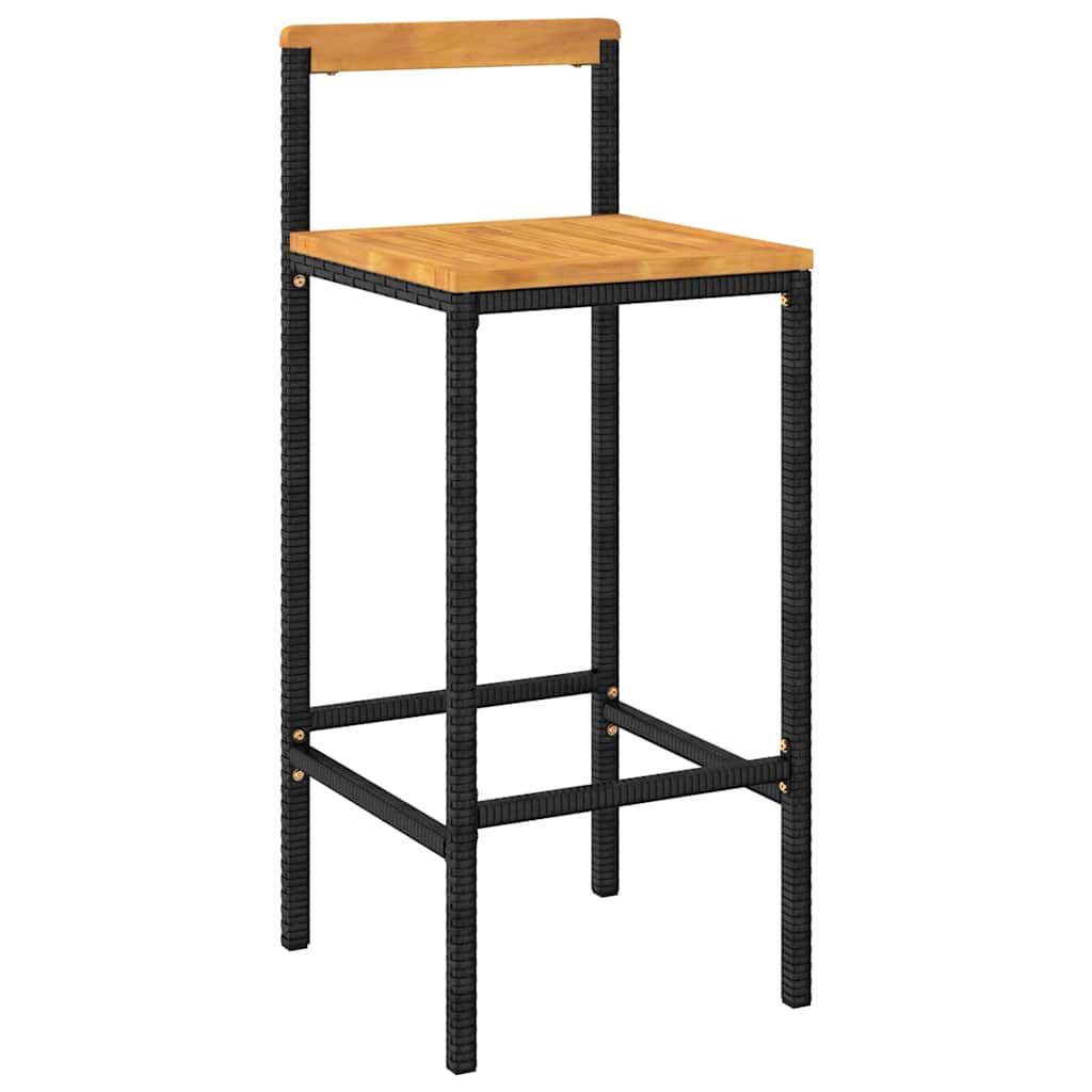 vidaXL Garden Bar Set | Black