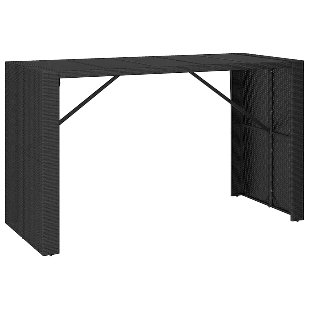 vidaXL Garden Bar Set | Black