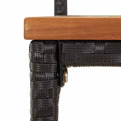 vidaXL Garden Bar Set | Black