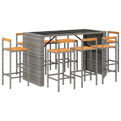 vidaXL Garden Bar Set | Grey