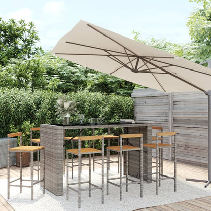 vidaXL Garden Bar Set | Grey