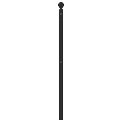 vidaXL Metal Replace Headboard Black 100 cm