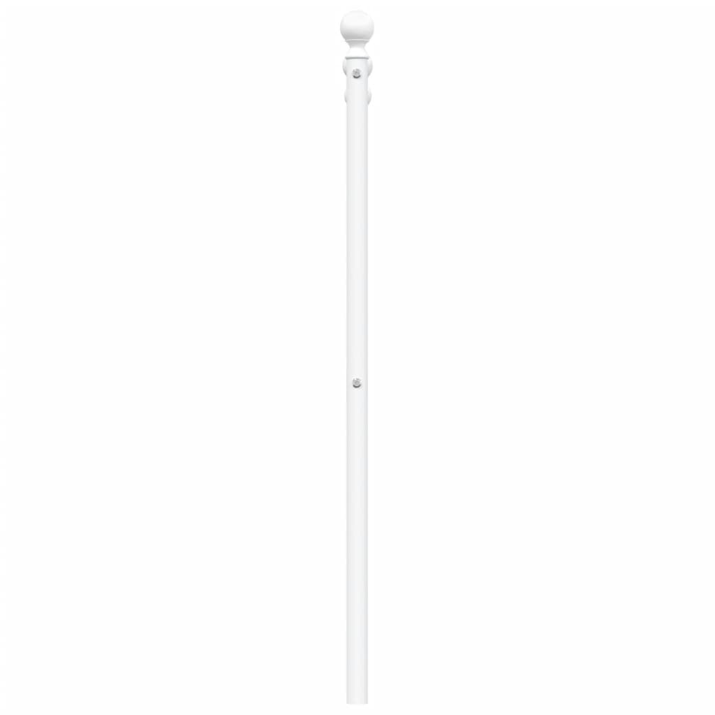 vidaXL Metal Replace Headboard White 75 cm