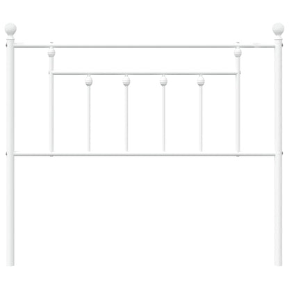 vidaXL Metal Replace Headboard White 107 cm
