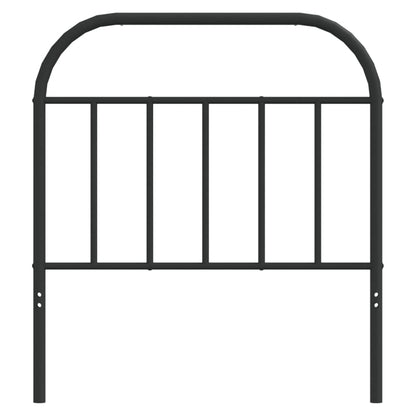vidaXL Metal Replace Headboard Black 80 cm