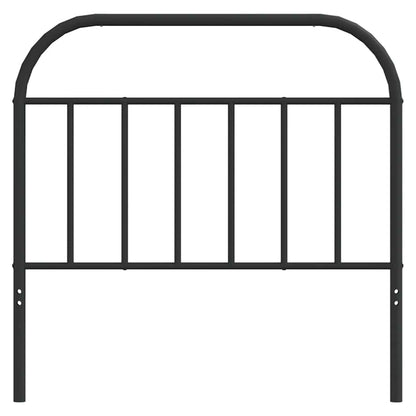 vidaXL Metal Replace Headboard Black 100 cm