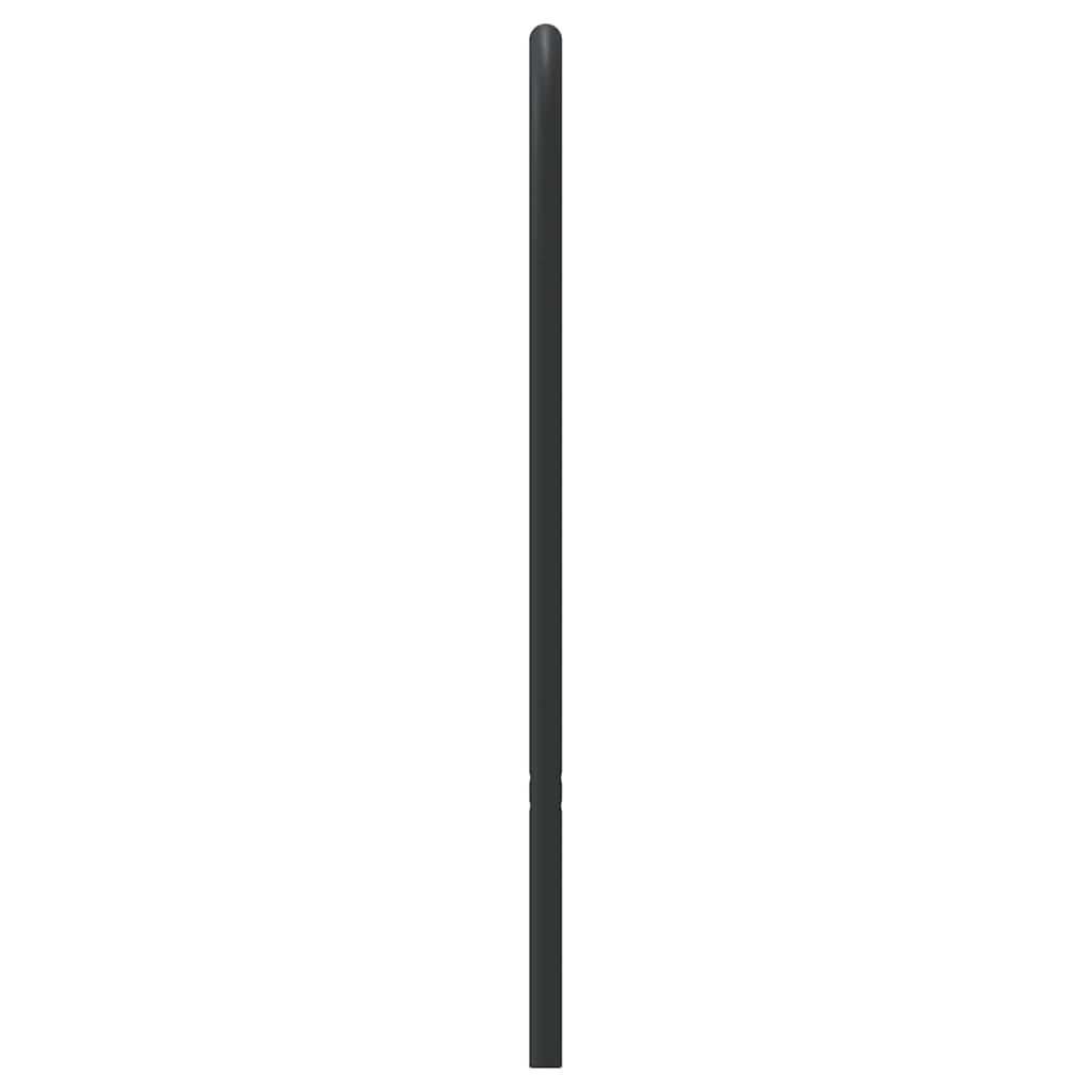 vidaXL Metal Replace Headboard Black 100 cm