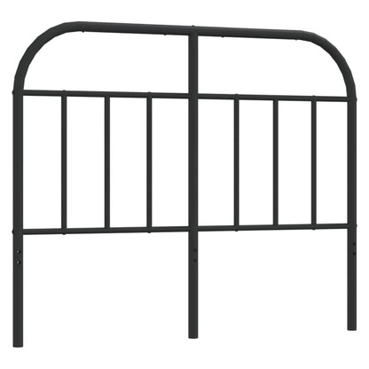 vidaXL Metal Replace Headboard Black 120 cm