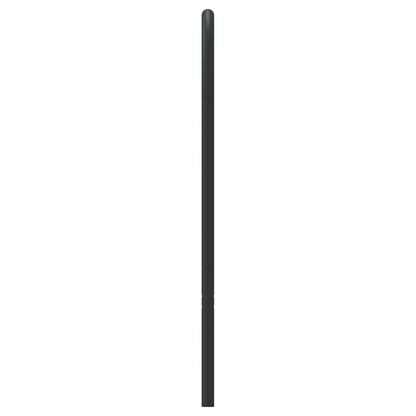 vidaXL Headboard | Black | Powder-Coated Steel | 135 cm Suitable Mattress Width
