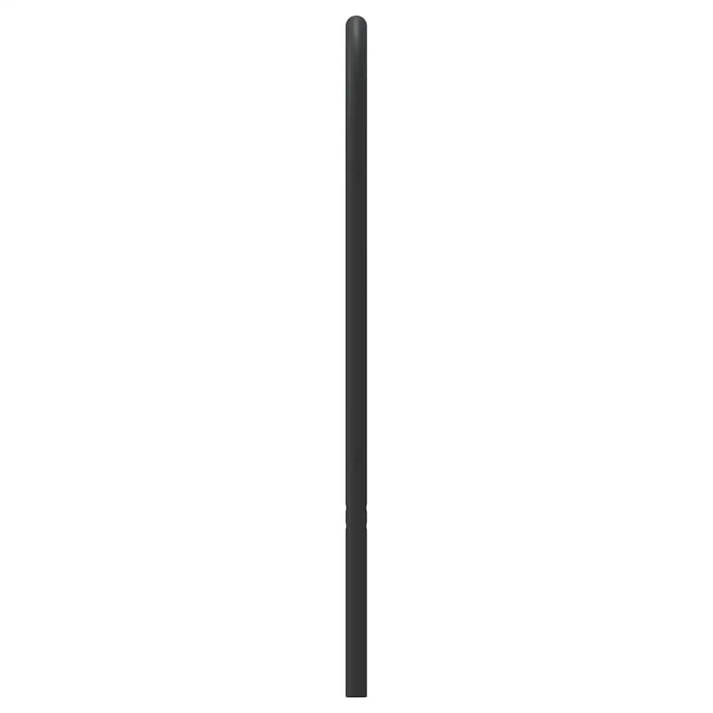 vidaXL Metal Replace Headboard Black 150 cm