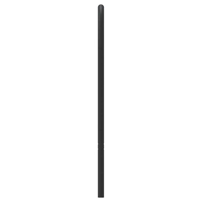 vidaXL Metal Replace Headboard Black 180 cm