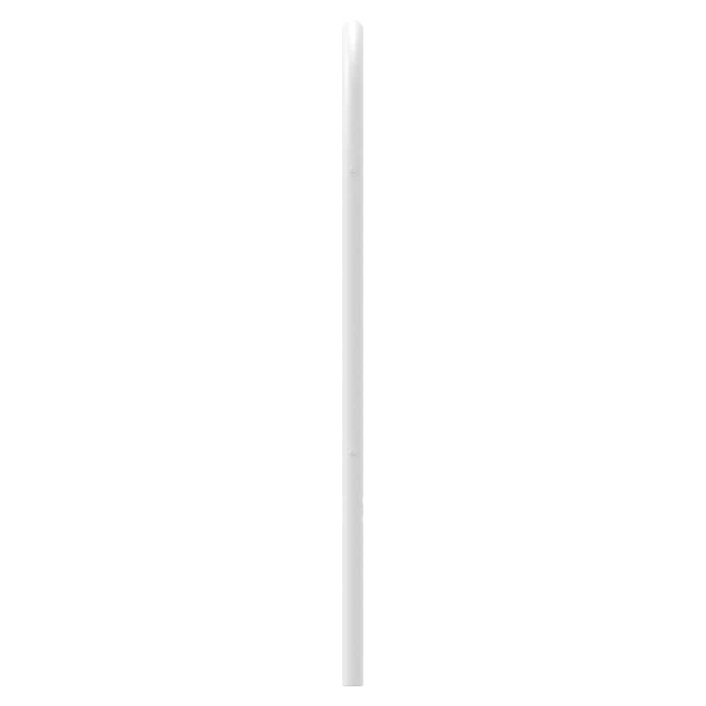 vidaXL Metal Replace Headboard White 150 cm