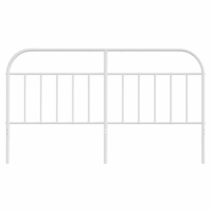 vidaXL Metal Replace Headboard White 180 cm