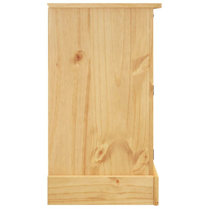 vidaXL Sideboard "Corona" Brown 112x44x78 cm Solid Wood Mexican Pine