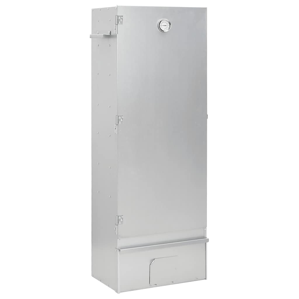 vidaXL BBQ Oven Smoker with Wood Chips 44,5x29x110 cm Galvanised Steel