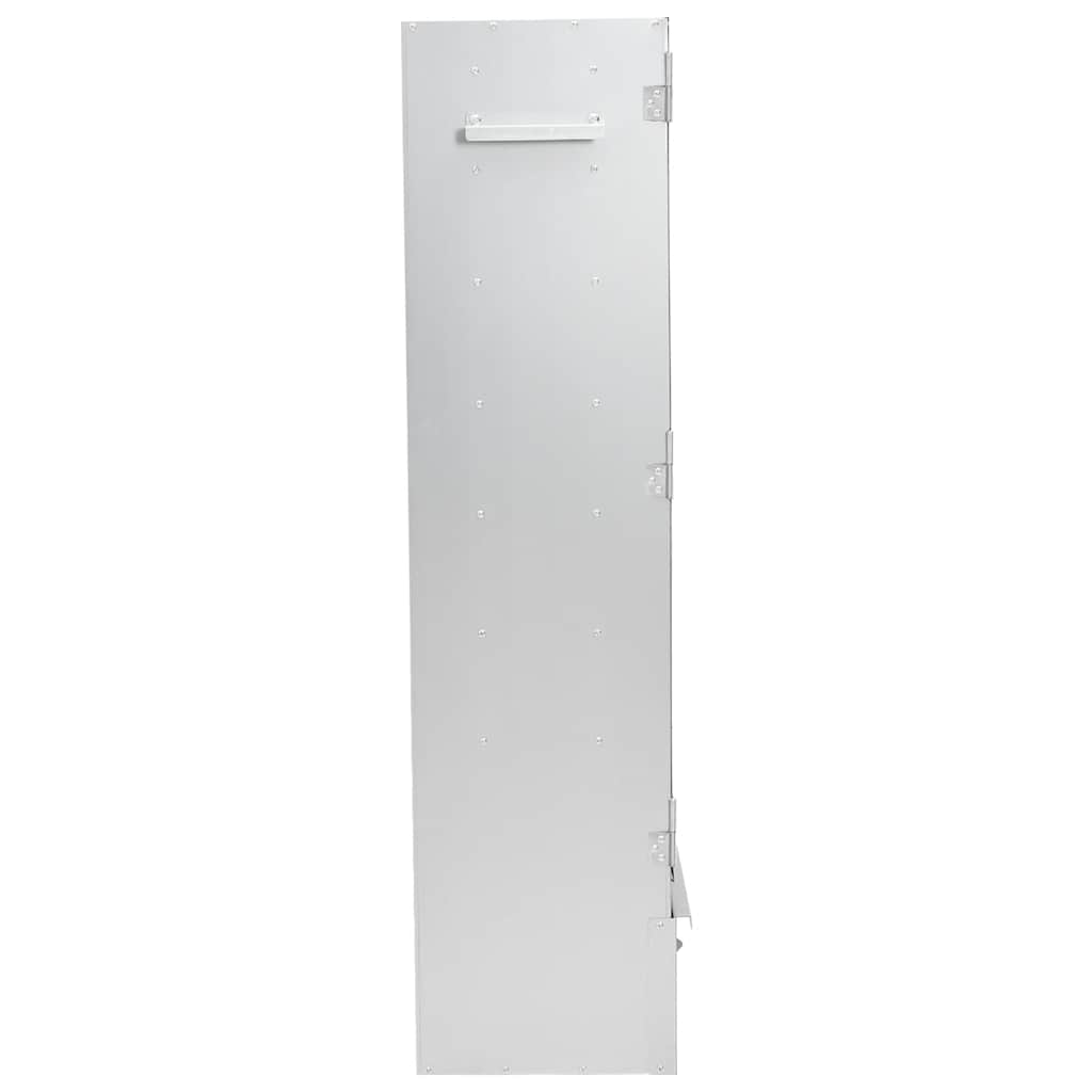 vidaXL BBQ Oven Smoker with Wood Chips 44,5x29x110 cm Galvanised Steel