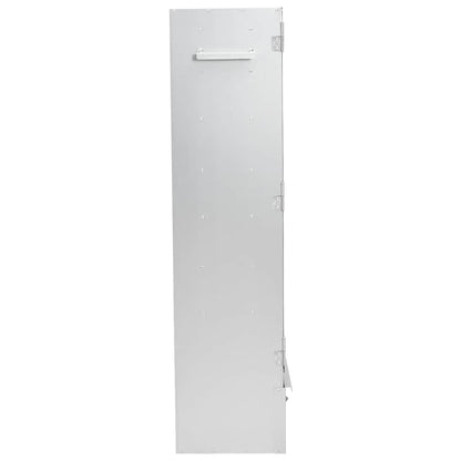 vidaXL BBQ Oven Smoker with Wood Chips 44,5x29x110 cm Galvanised Steel