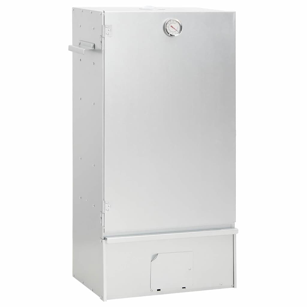 vidaXL BBQ Oven Smoker with Wood Chips 44,5x29x83 cm Galvanised Steel