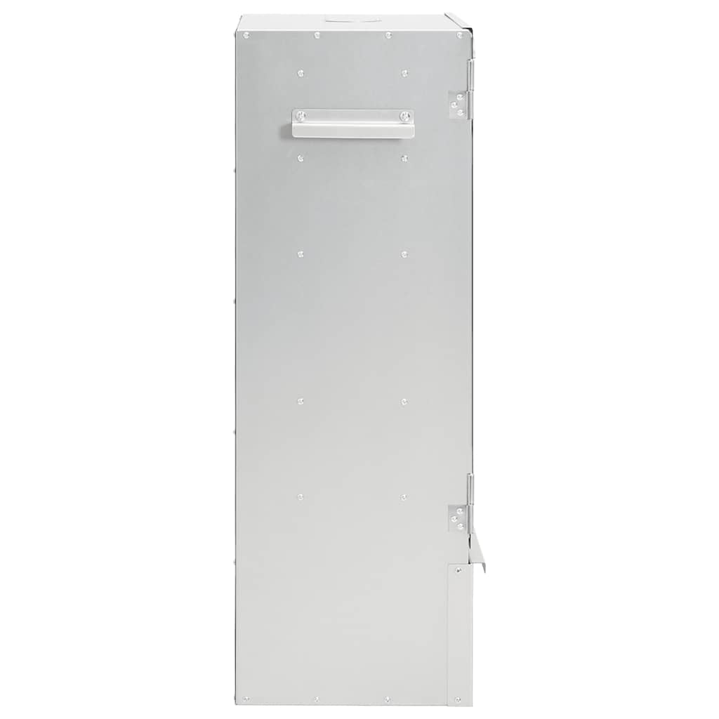 vidaXL BBQ Oven Smoker with Wood Chips 44,5x29x83 cm Galvanised Steel