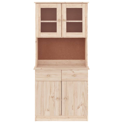vidaXL Highboard ALTA 77x35x165 cm Solid Wood Pine