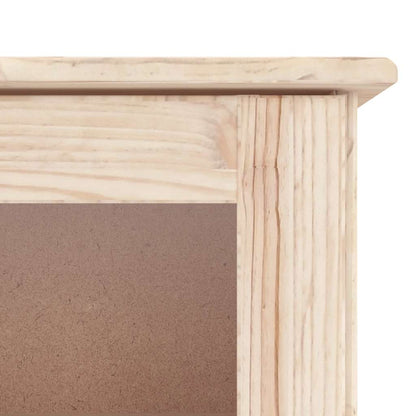 vidaXL Highboard "ALTA" 77x35x165 cm Solid Wood Pine