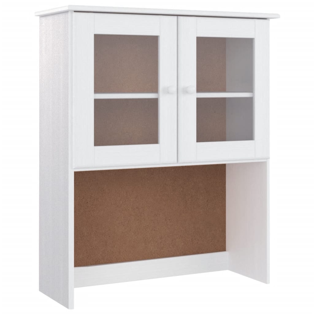 vidaXL Highboard "ALTA" White 77x35x188cm Solid Wood Pine