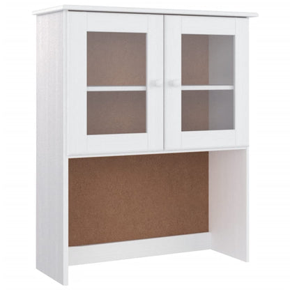 vidaXL Highboard "ALTA" White 77x35x188cm Solid Wood Pine