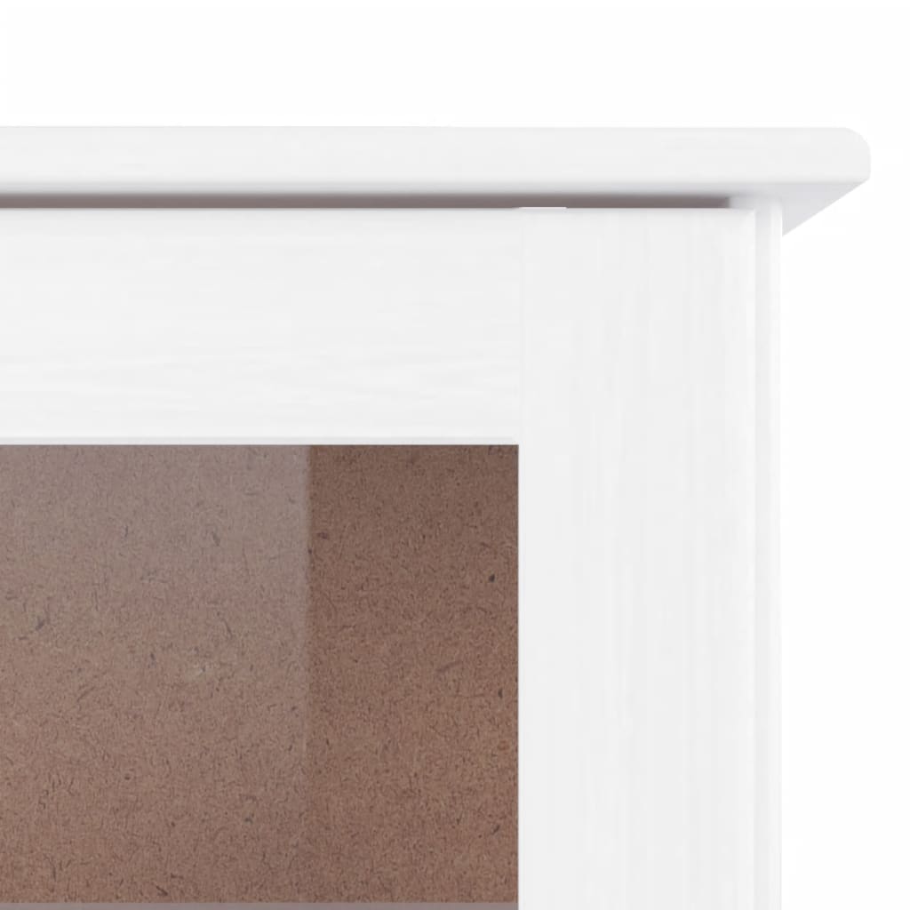 vidaXL Highboard "ALTA" White 77x35x188cm Solid Wood Pine