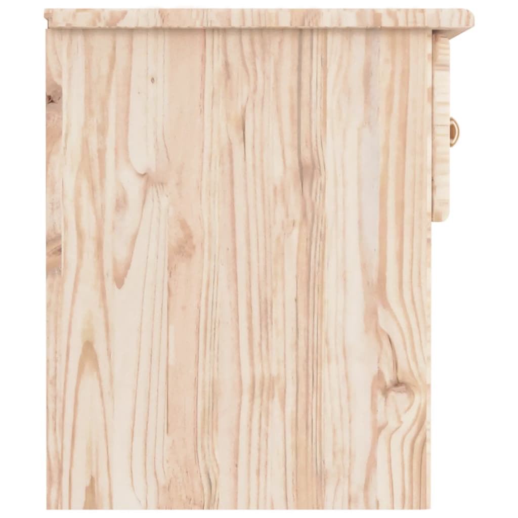 vidaXL Bedside Cabinet "ALTA" 41x35x41 cm Solid Wood Pine